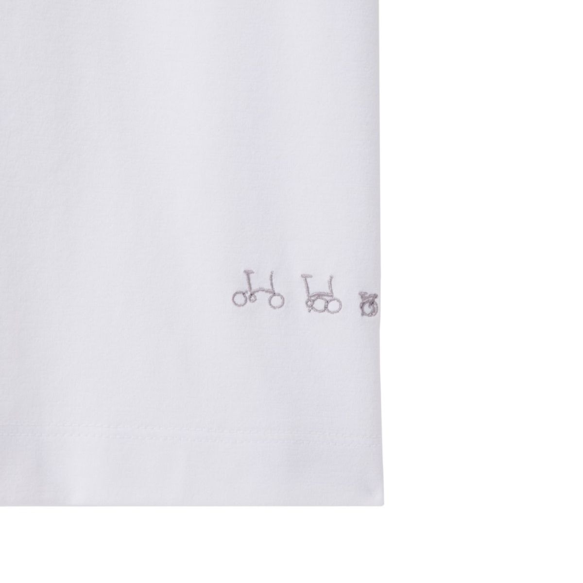 브롬톤 런던(BROMPTON LONDON) ECO HALF SLEEVE T-SHIRT - WHITE - (P242UTS124)