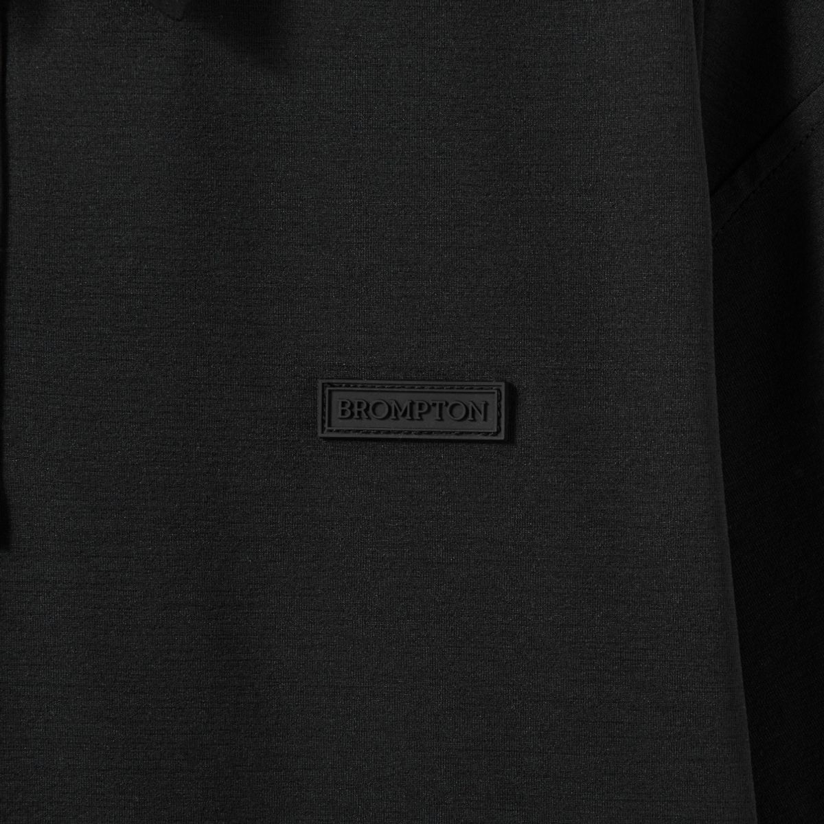 브롬톤 런던(BROMPTON LONDON) ECOMADE COLLAR T-SHIRTS - BLACK (P242UPL123)
