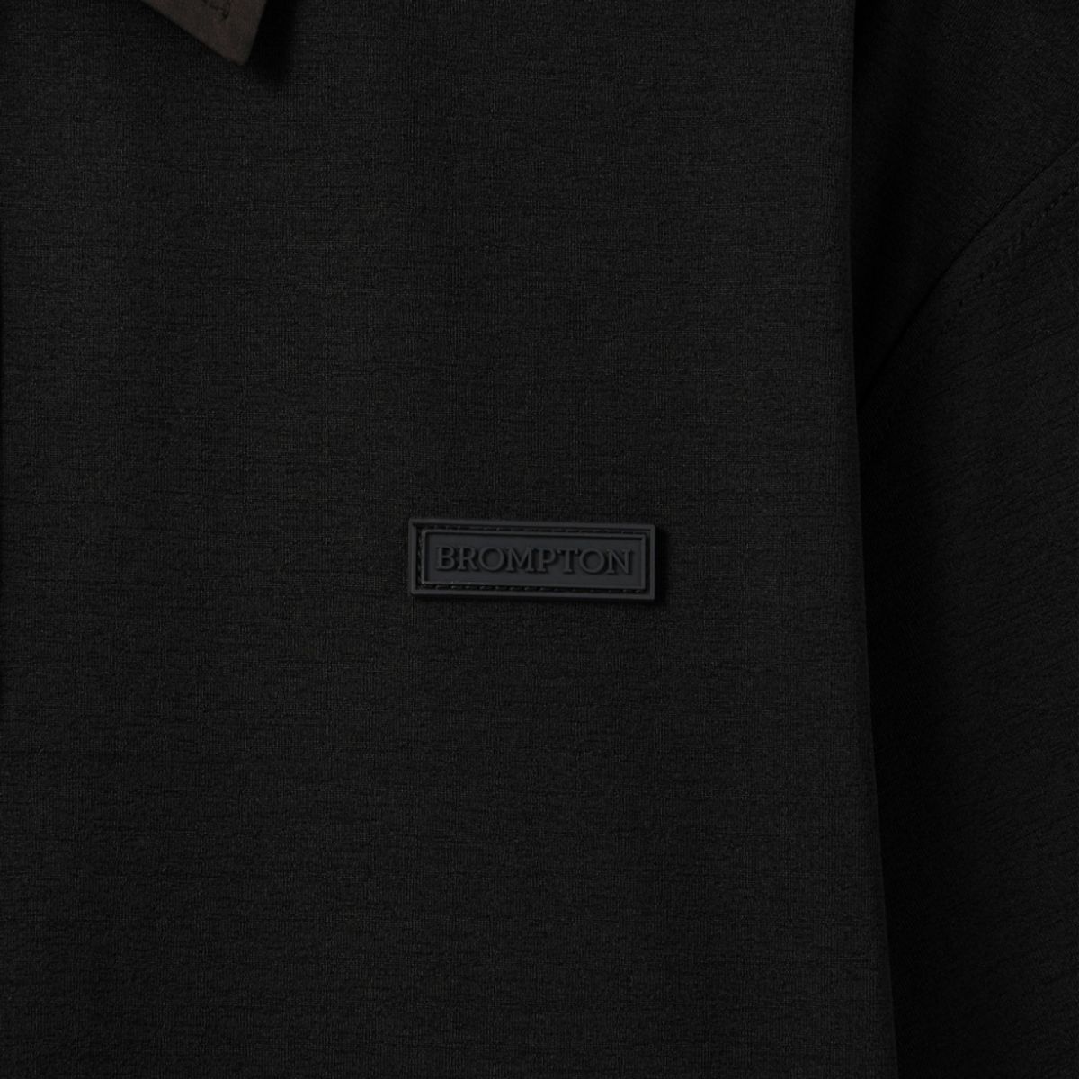 브롬톤 런던(BROMPTON LONDON) ECOMADE COLLAR T-SHIRTS - BROWN (P242UPL123)