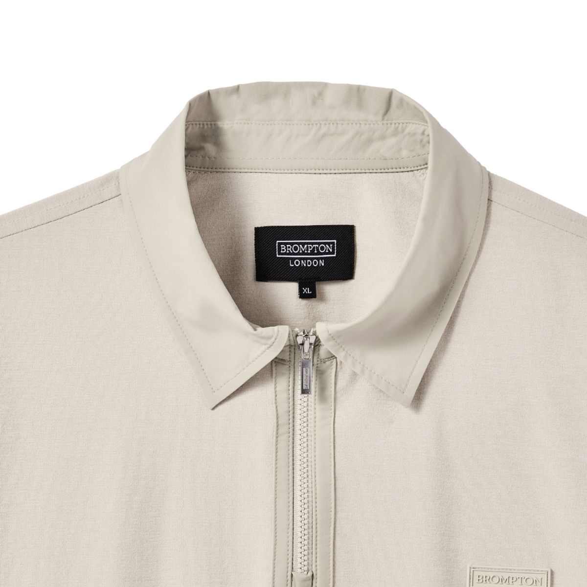 브롬톤 런던(BROMPTON LONDON) ECOMADE COLLAR T-SHIRTS - IVORY (P242UPL123)