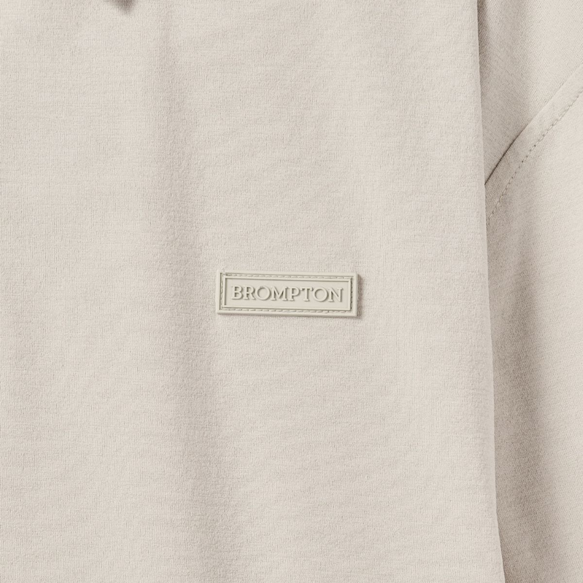 브롬톤 런던(BROMPTON LONDON) ECOMADE COLLAR T-SHIRTS - IVORY (P242UPL123)