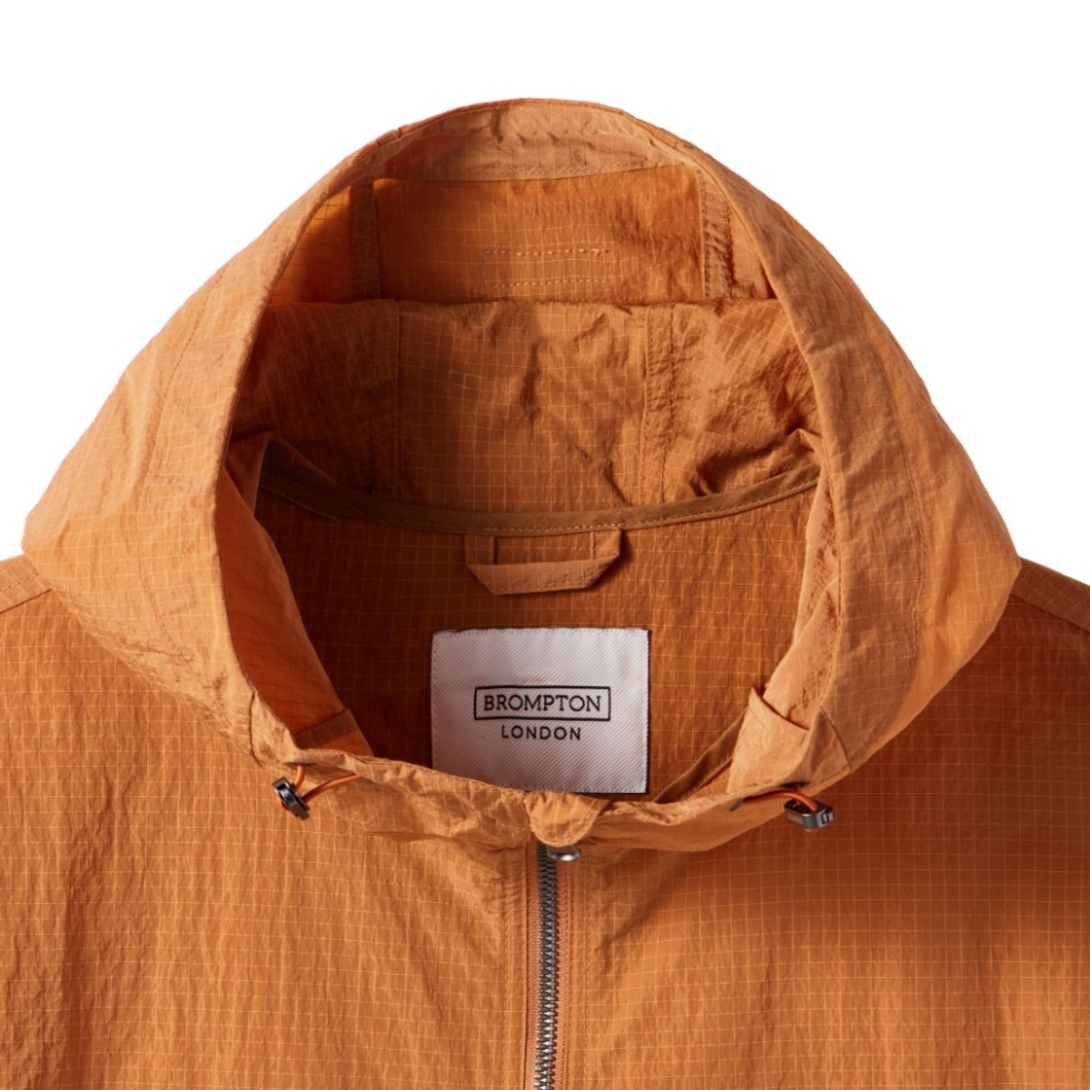 브롬톤 런던(BROMPTON LONDON) RIPSTOP HALF SLEEVE ANORAK - ORANGE (P242UAN431)