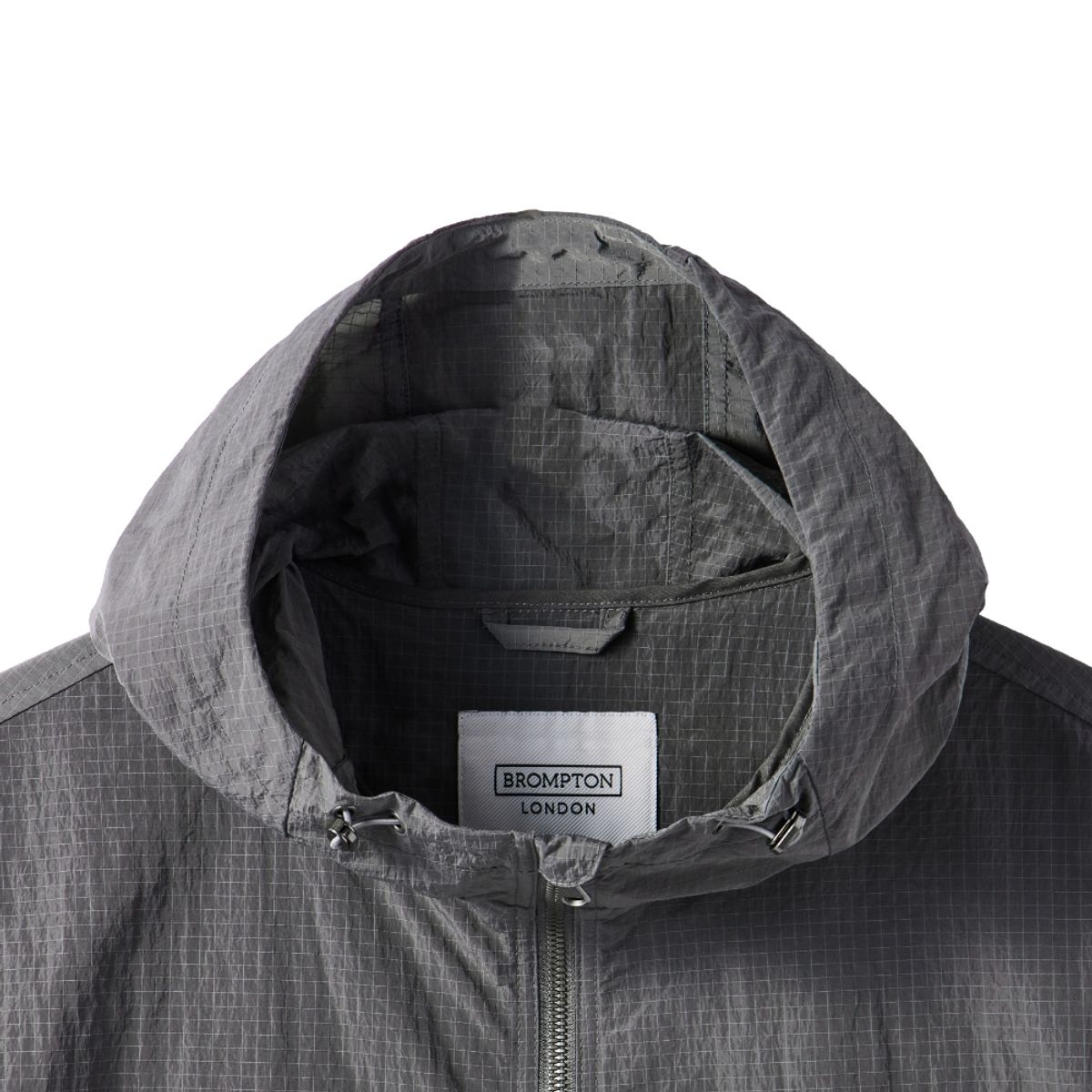 브롬톤 런던(BROMPTON LONDON) RIPSTOP HALF SLEEVE ANORAK - KHAKI (P242UAN431)