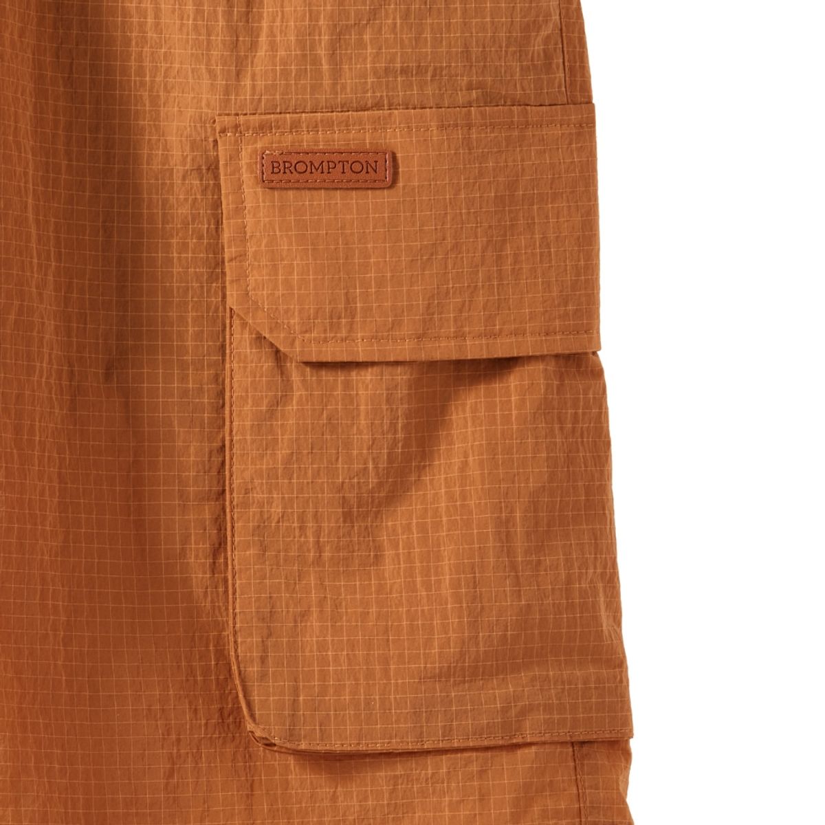 브롬톤 런던(BROMPTON LONDON) RIPSTOP CARGO SHORTS - ORANGE (P242UHP431)