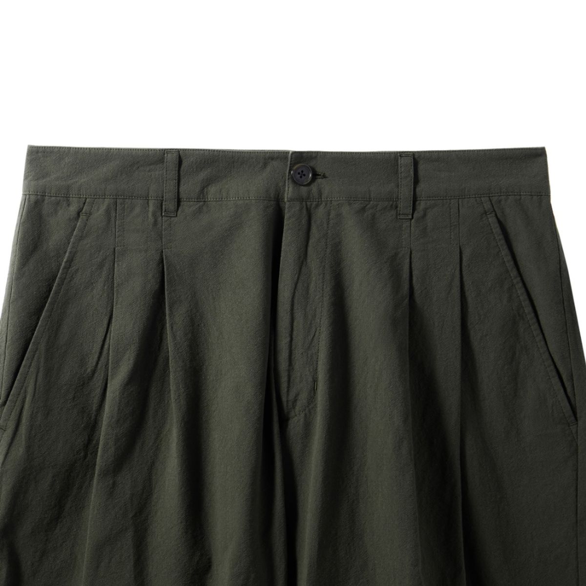 브롬톤 런던(BROMPTON LONDON) COTTON SET BERMUDA SHORTS - KHAKI (P242MHP535)