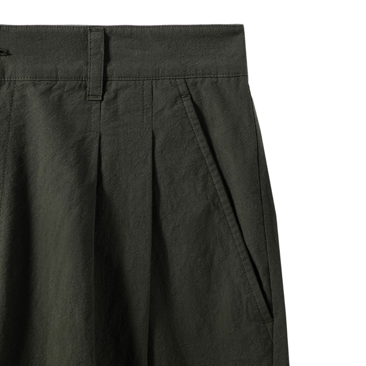 브롬톤 런던(BROMPTON LONDON) COTTON SET BERMUDA SHORTS - KHAKI (P242MHP535)
