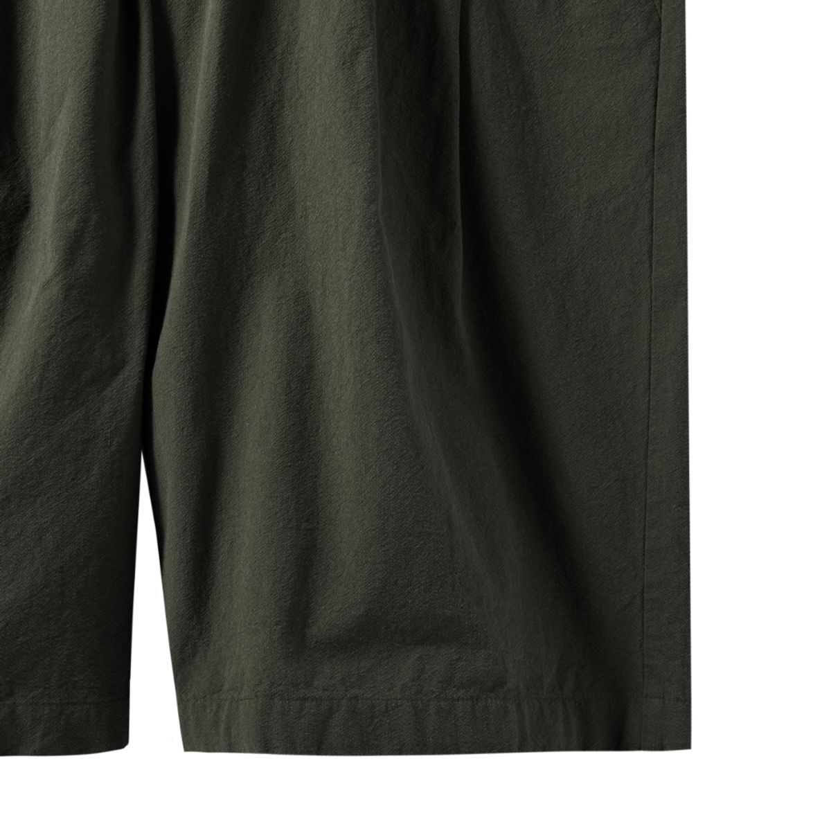 브롬톤 런던(BROMPTON LONDON) COTTON SET BERMUDA SHORTS - KHAKI (P242MHP535)