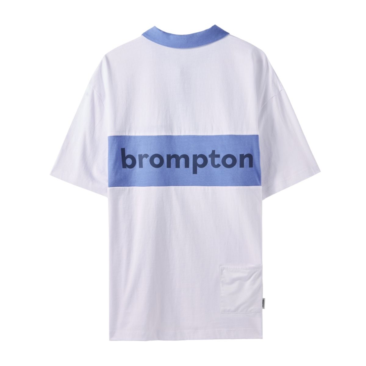 브롬톤 런던(BROMPTON LONDON) VINTAGE CYCLE COLLAR JERSEY - WHITE (P242MPL511)