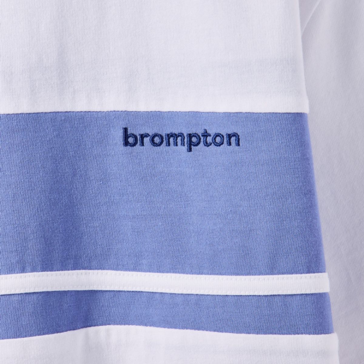브롬톤 런던(BROMPTON LONDON) VINTAGE CYCLE COLLAR JERSEY - WHITE (P242MPL511)