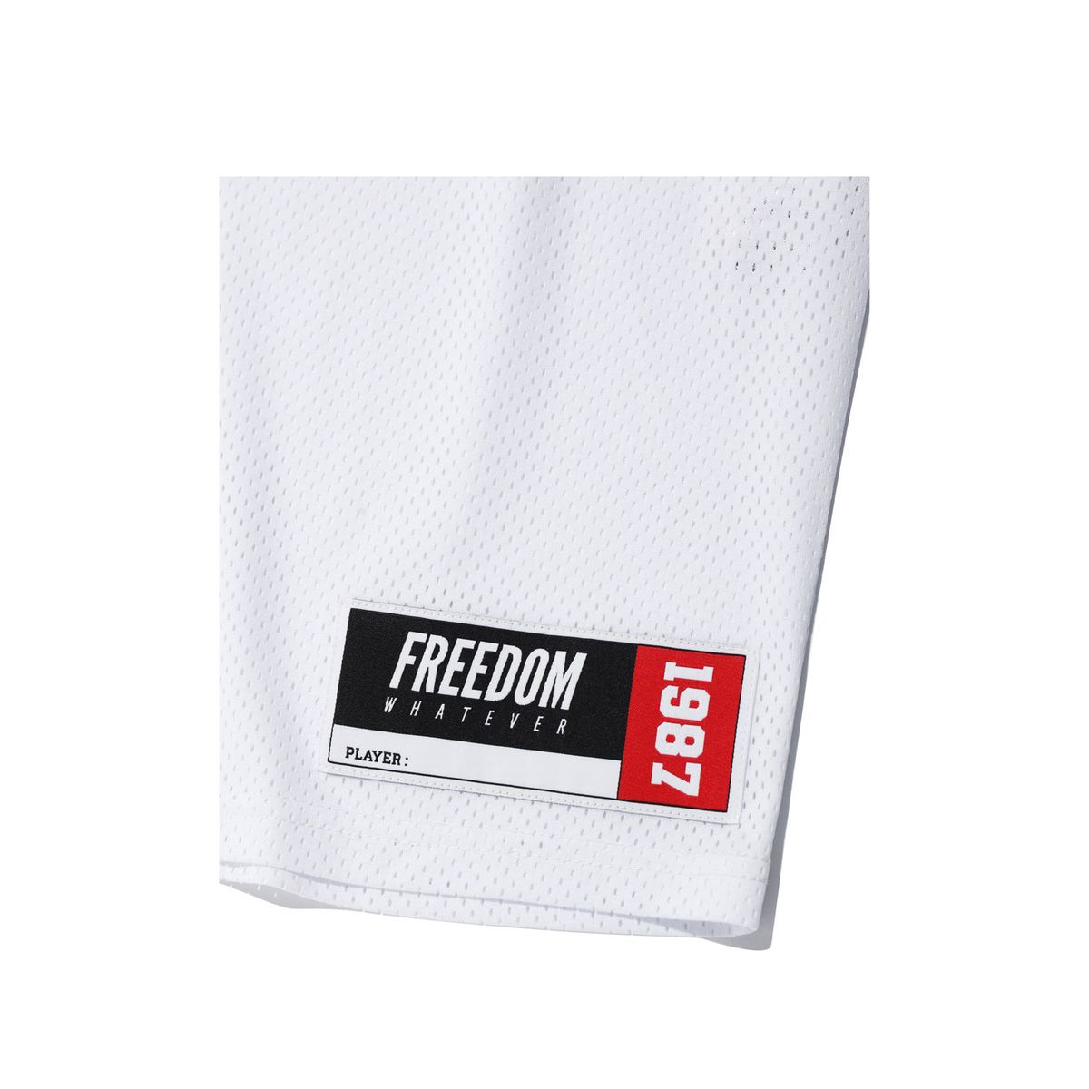 프리덤(FREEDOM) 메쉬 럭비 져지 (화이트)