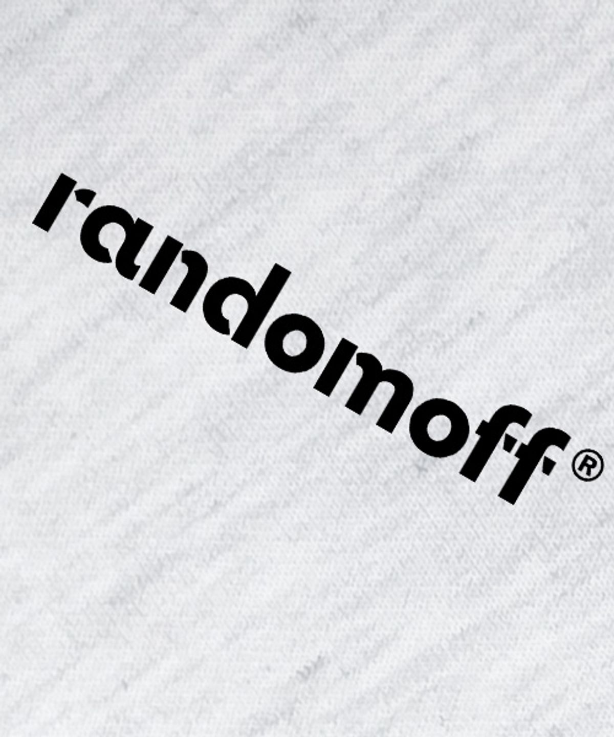 랜덤오프(RANDOMOFF) BLACKBUNNY BACK 후드집업 [백메란지]