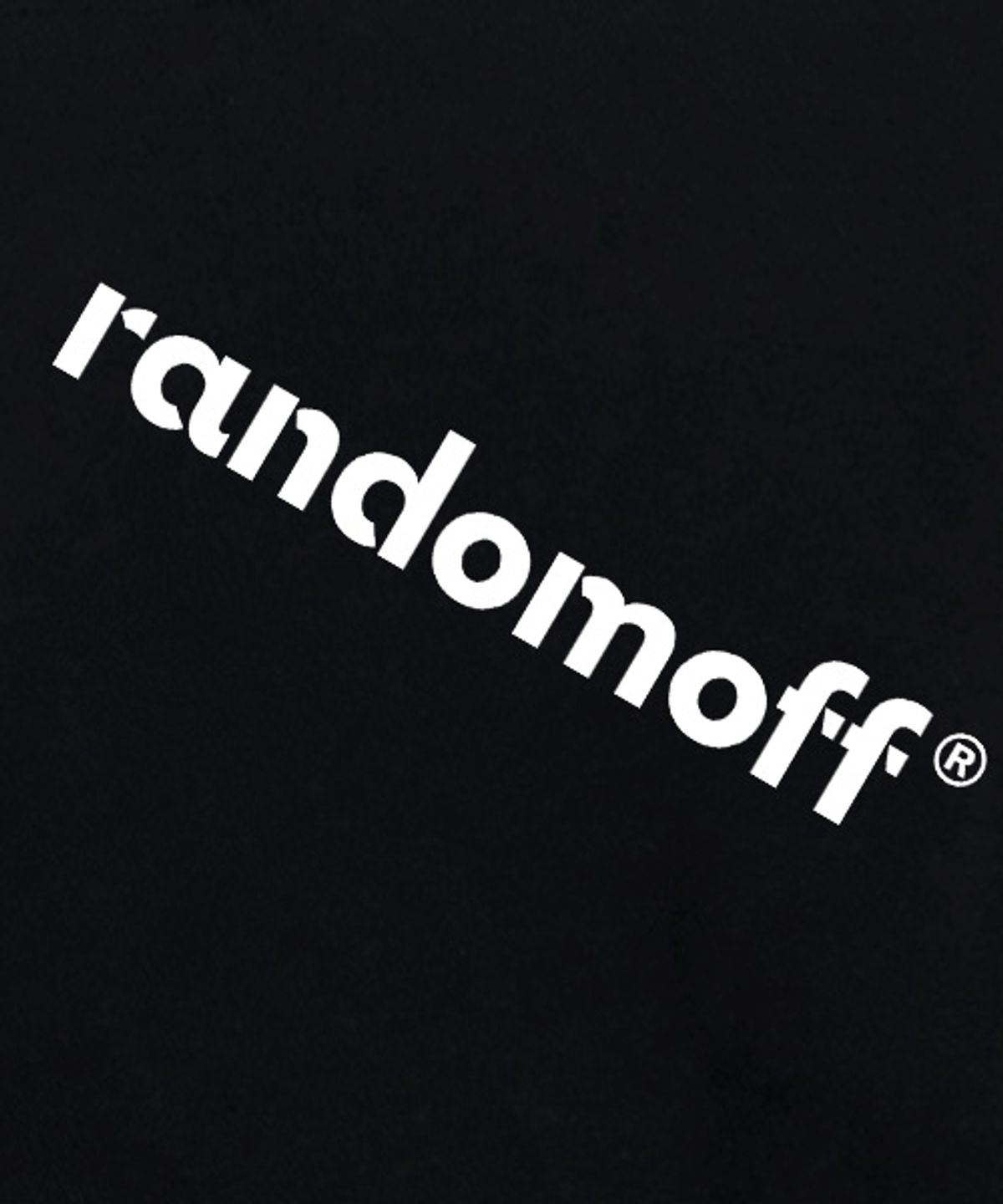 랜덤오프(RANDOMOFF) BLACKBUNNY BACK 후드집업 [블랙]