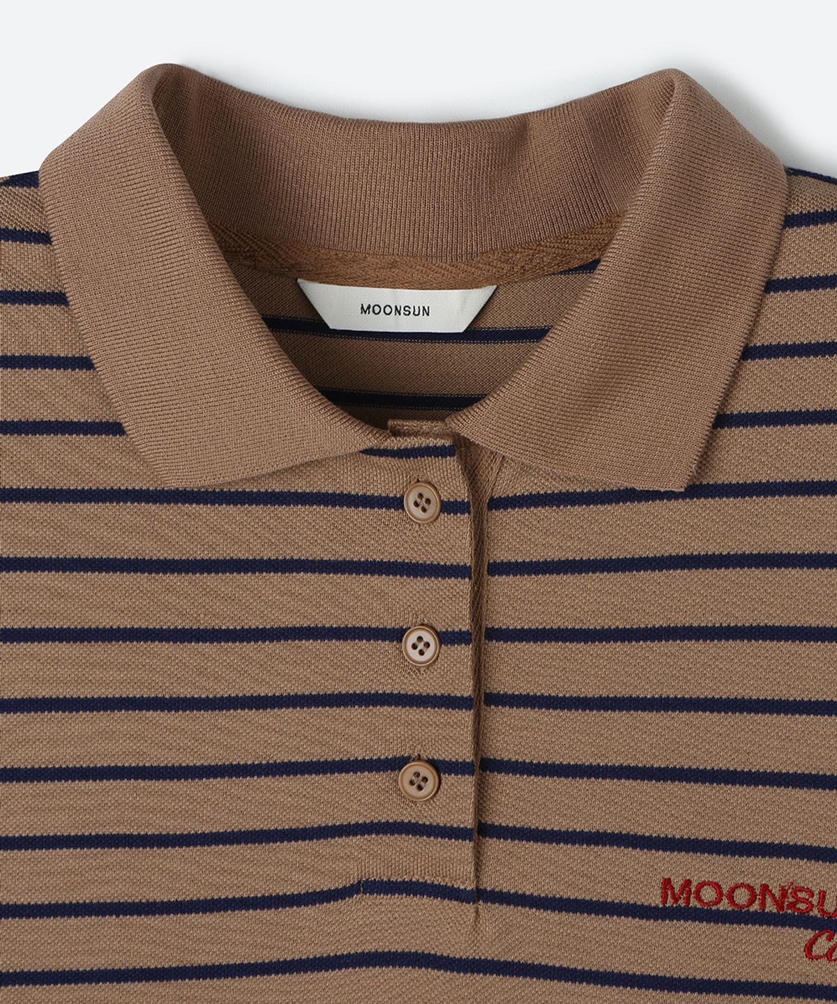 문선 아카이브(MOONSUN ARCHIVE) 01 M.C UNISEX, Stripe PK Shirt / Beige