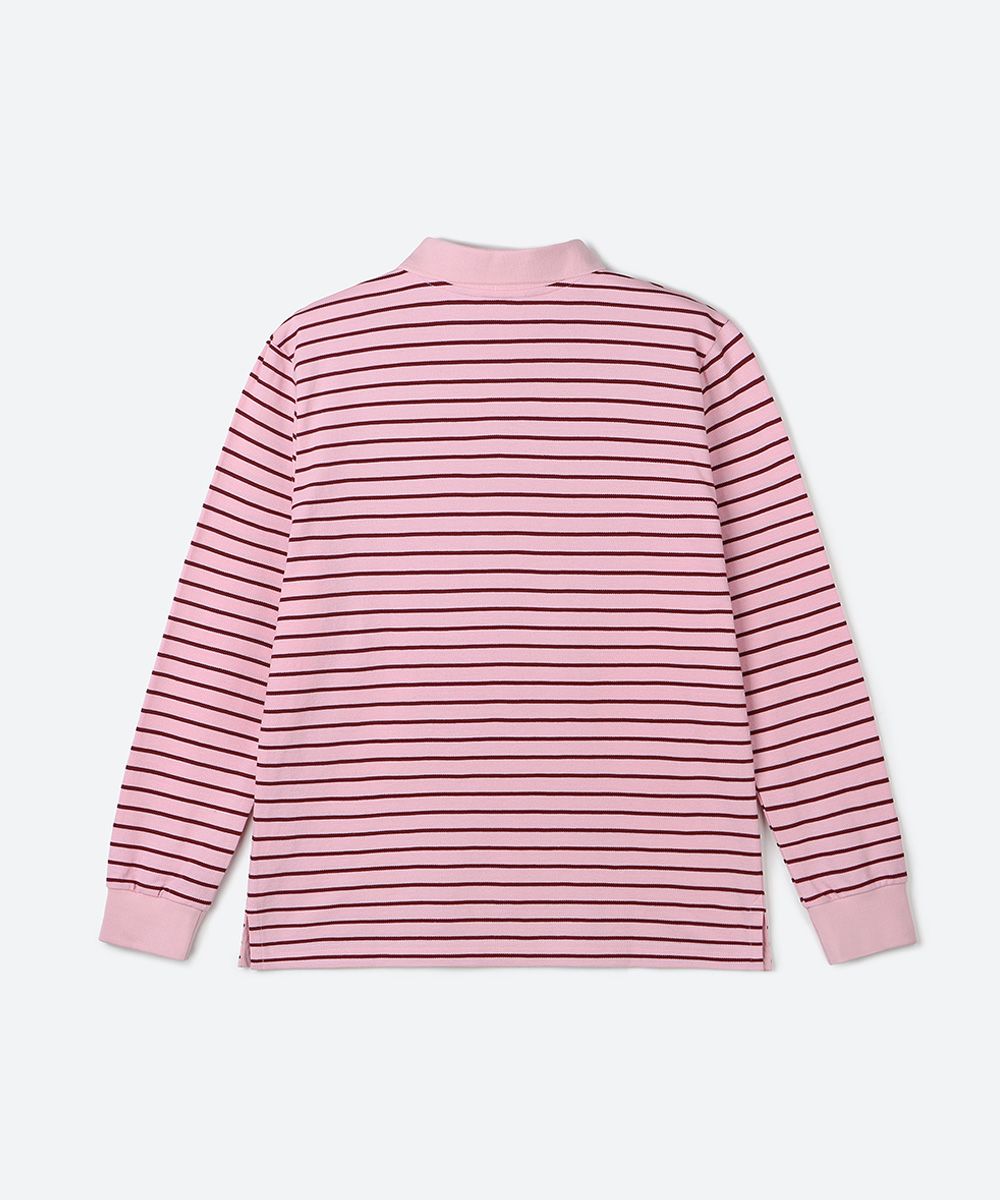 MOONSUN ♥ 01 M.C Stripe PK Shirt/追跡付 MUSINSA | MOONSUN MJ S2 01 M.C UNISEX, Stripe PK Shirt / Pink