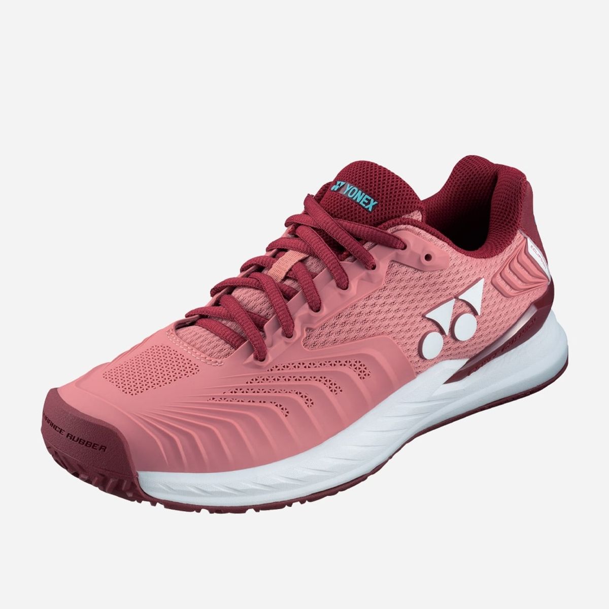 요넥스(YONEX) SHT-E4LACEX (ECLIPSION4 LADIES/2022) 여성용 이클립션 4 테니스화 올 코트 라임/핑크