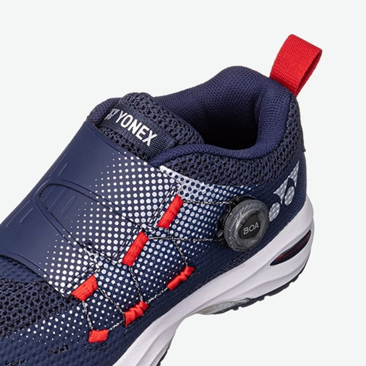 요넥스(YONEX) SHT-CWD4AEX (COMFORT WIDE DIAL 4 AC) 컴포트 와이드 다이얼 4 테니스화 네이비/화이트
