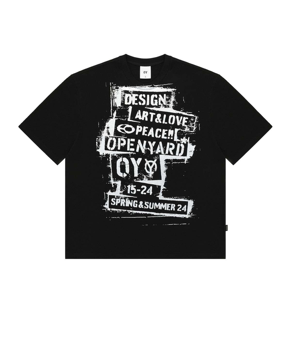 오픈야드(오와이)(OPENYARD(OY)) BOX STAMP T-BLACK