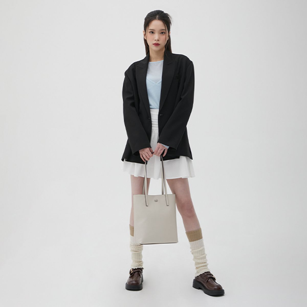 랩(LAP) 오버핏 더블 자켓 AQ1WJ262