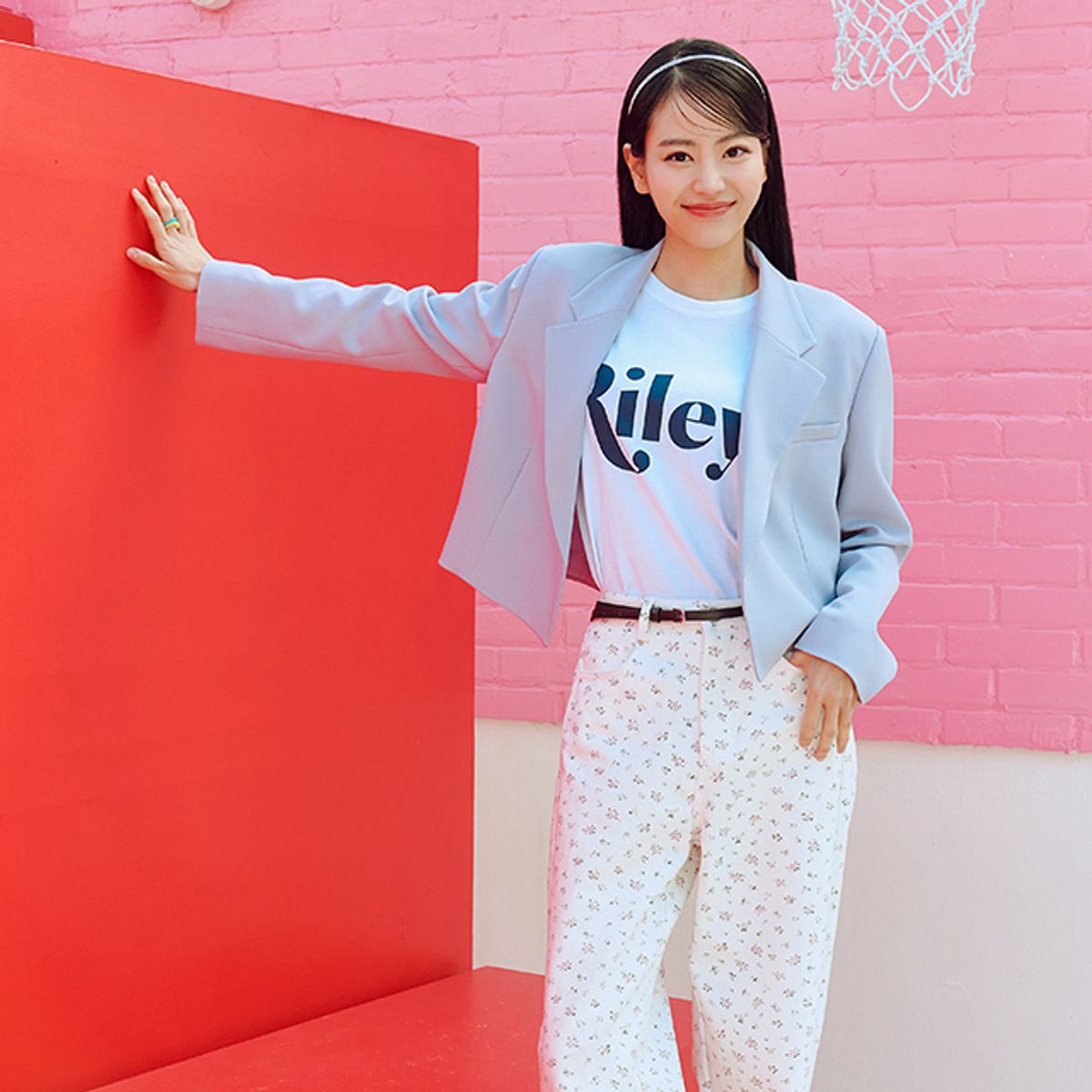 랩(LAP) (SET-아우터)오픈 크랍자켓 AQ1WJ264