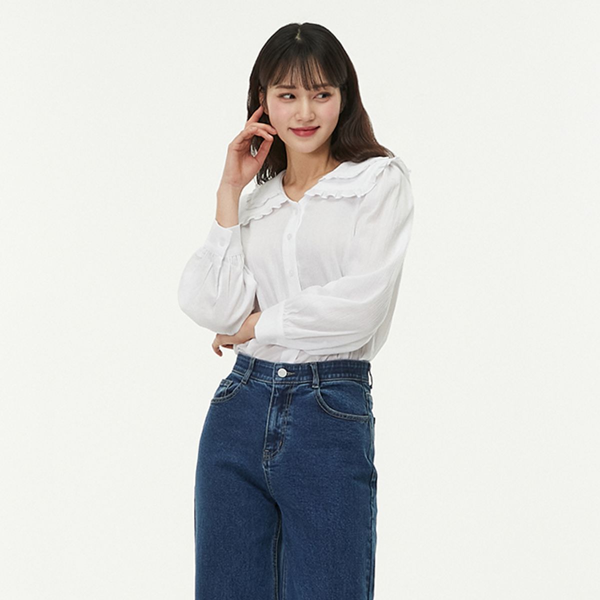 랩(LAP) 요루프릴셔츠 AQ1WB262