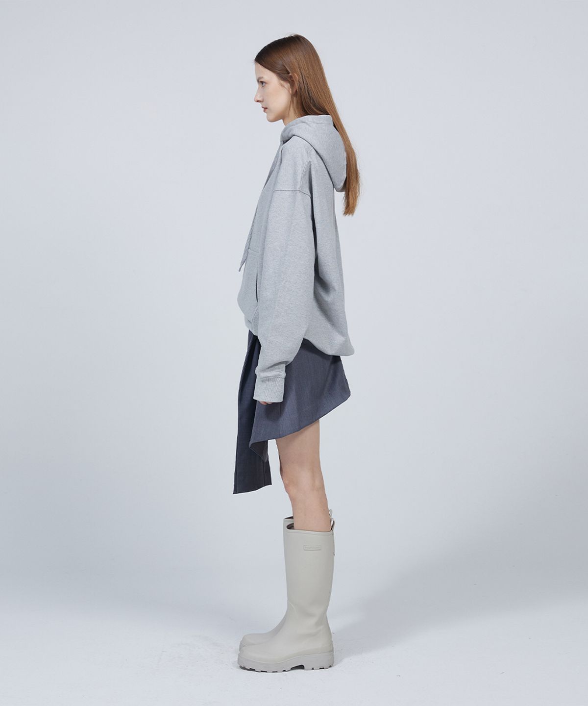 므아므(MMAM) Blazer crop layered cover-up
