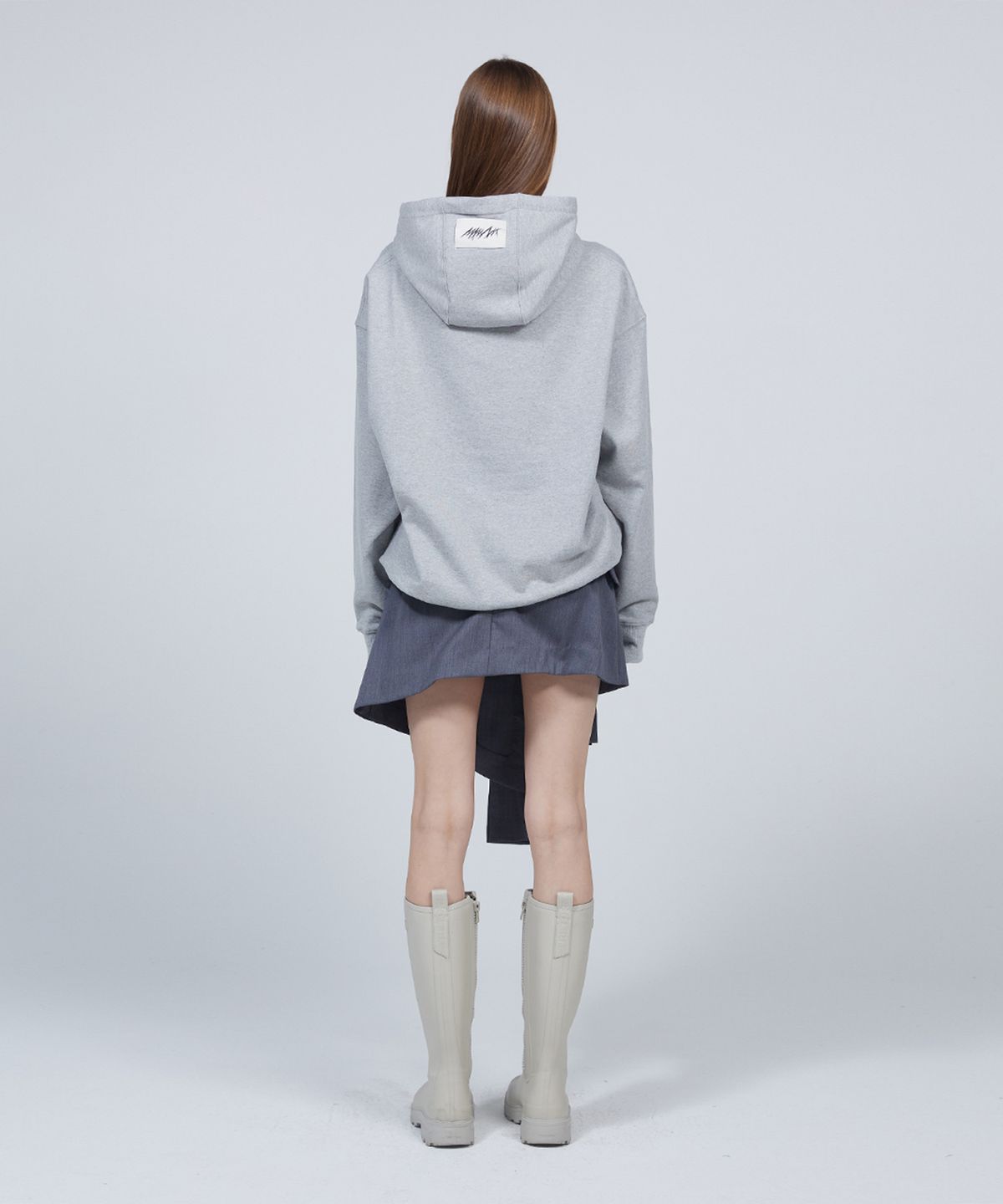 므아므(MMAM) Blazer crop layered cover-up