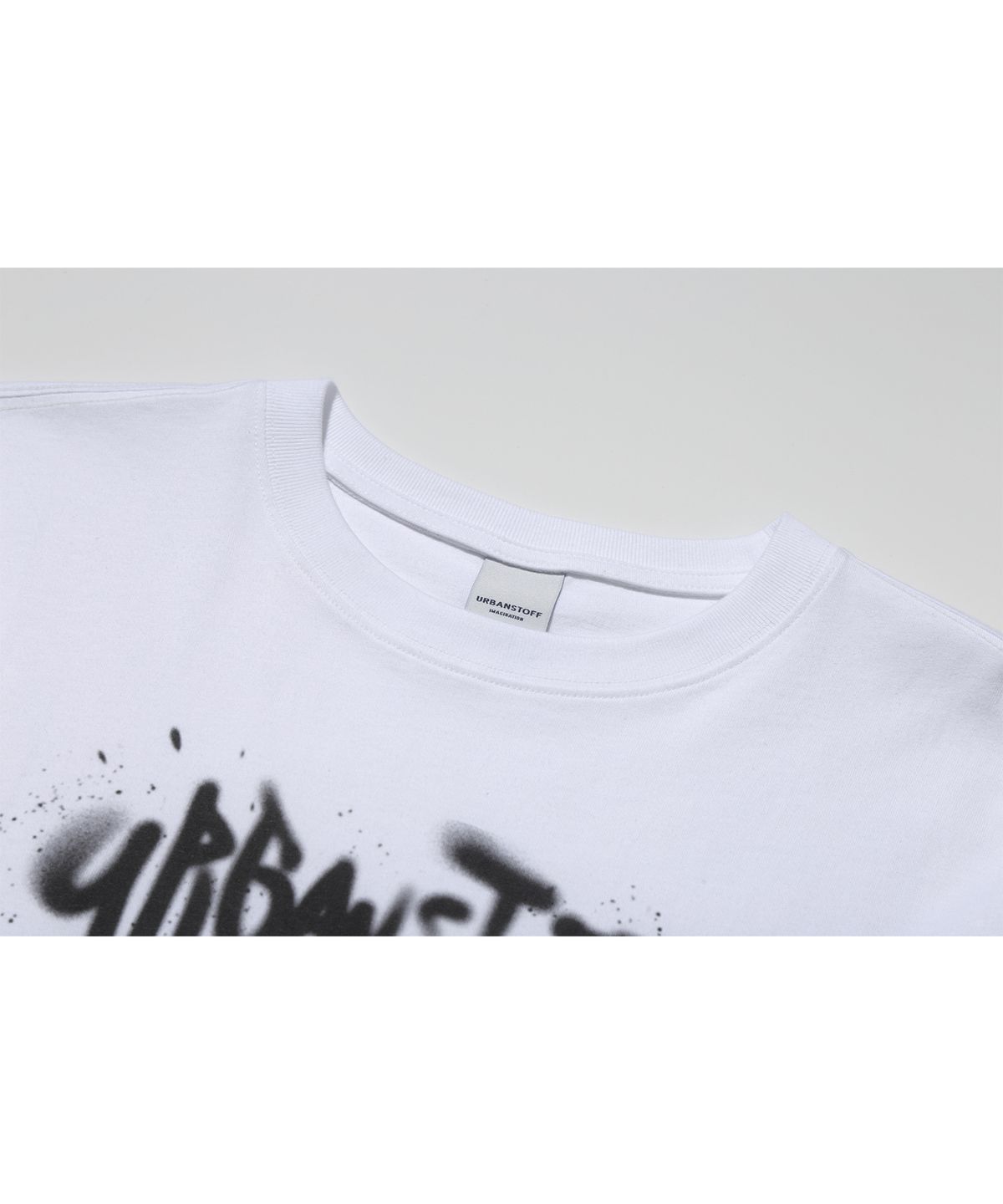 어반스터프(URBANSTOFF) 스크러블 페인트 티 (화이트)