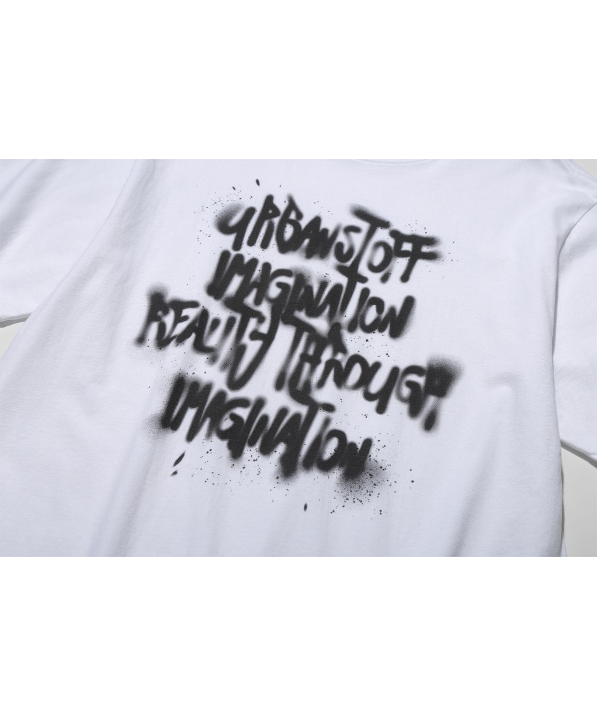 어반스터프(URBANSTOFF) 스크러블 페인트 티 (화이트)