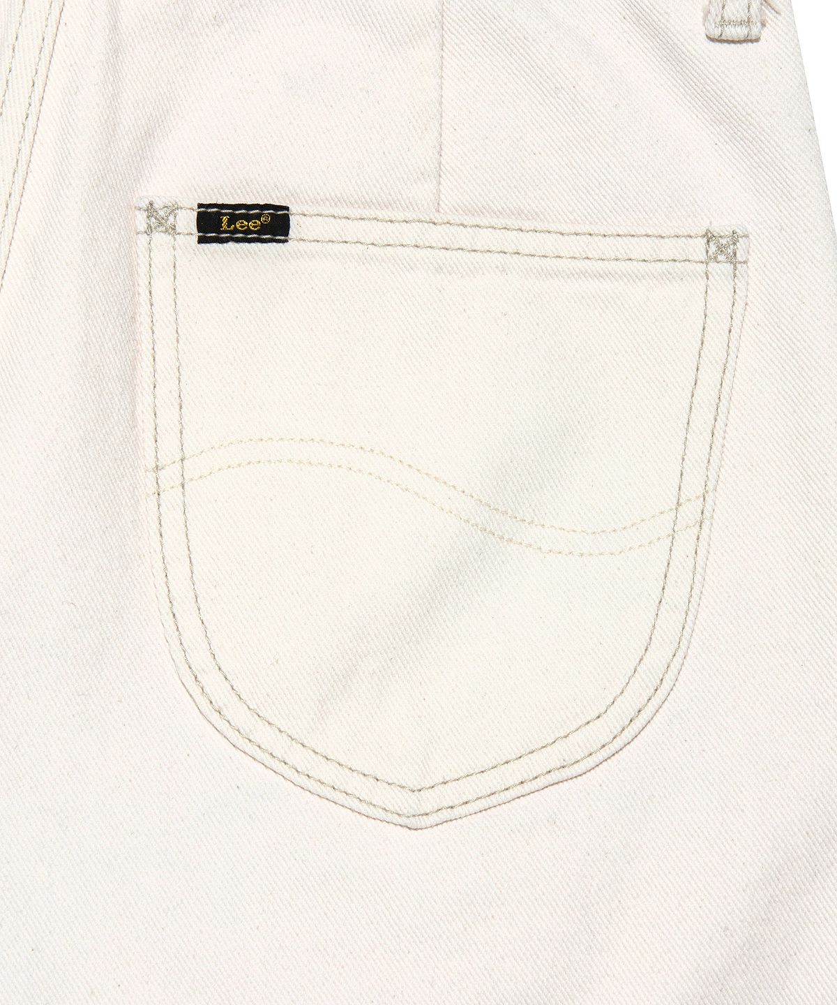 리(LEE) 우먼 투 턱 데님 쇼츠 에크루