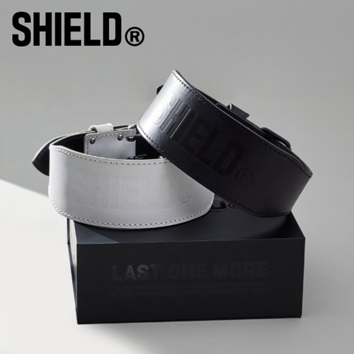 쉴드(SHIELD) 파워 리프팅 가죽 벨트 허리 호보대