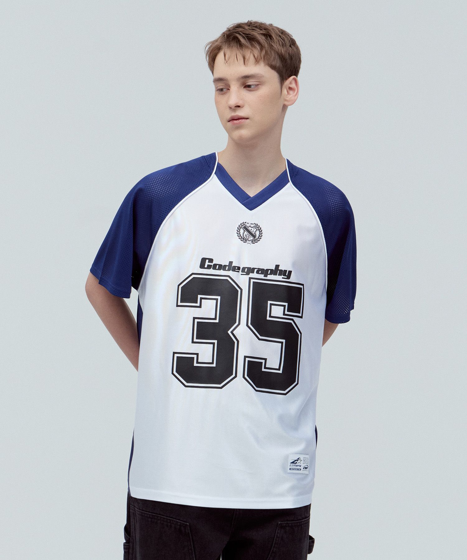 Tシャツ・カットソー Code graphy Raglan Jersey Short Sleeve T-Shirt 5FT1464 Code graphy Raglan Jersey Short Sleeve T-Shirt 5FT1464