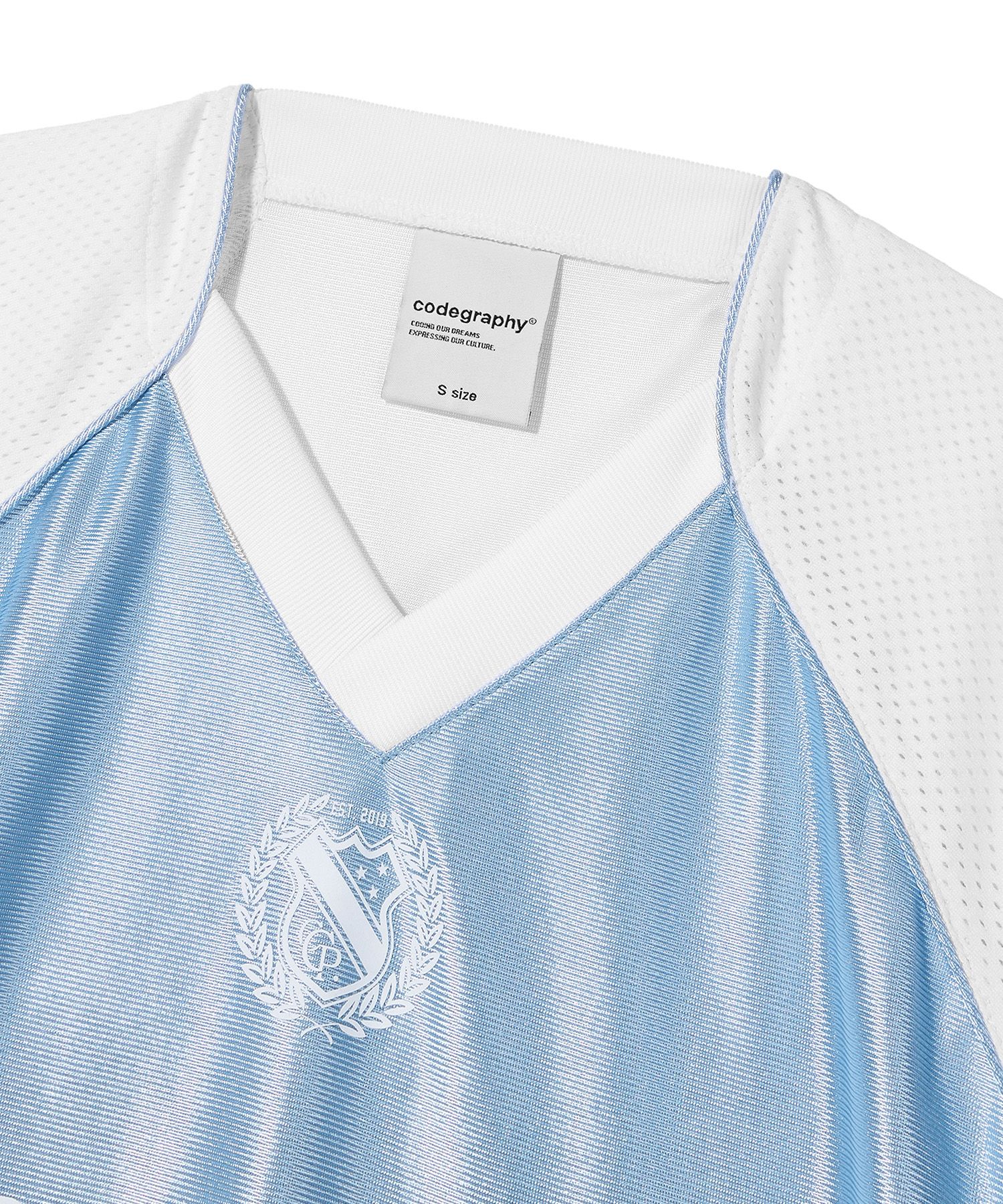 codegraphy☆UNISEX Raglan Jersey Short Sleeve T-Shirt MUSINSA | Codegraphy Raglan Jersey Short Sleeve T-Shirt_Sky Blue