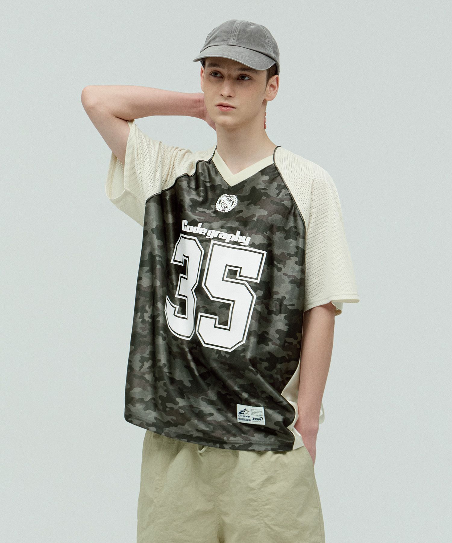 codegraphy☆UNISEX Raglan Jersey Short Sleeve T-Shirt MUSINSA | Codegraphy Raglan Jersey Short Sleeve T-Shirt_Sky Blue