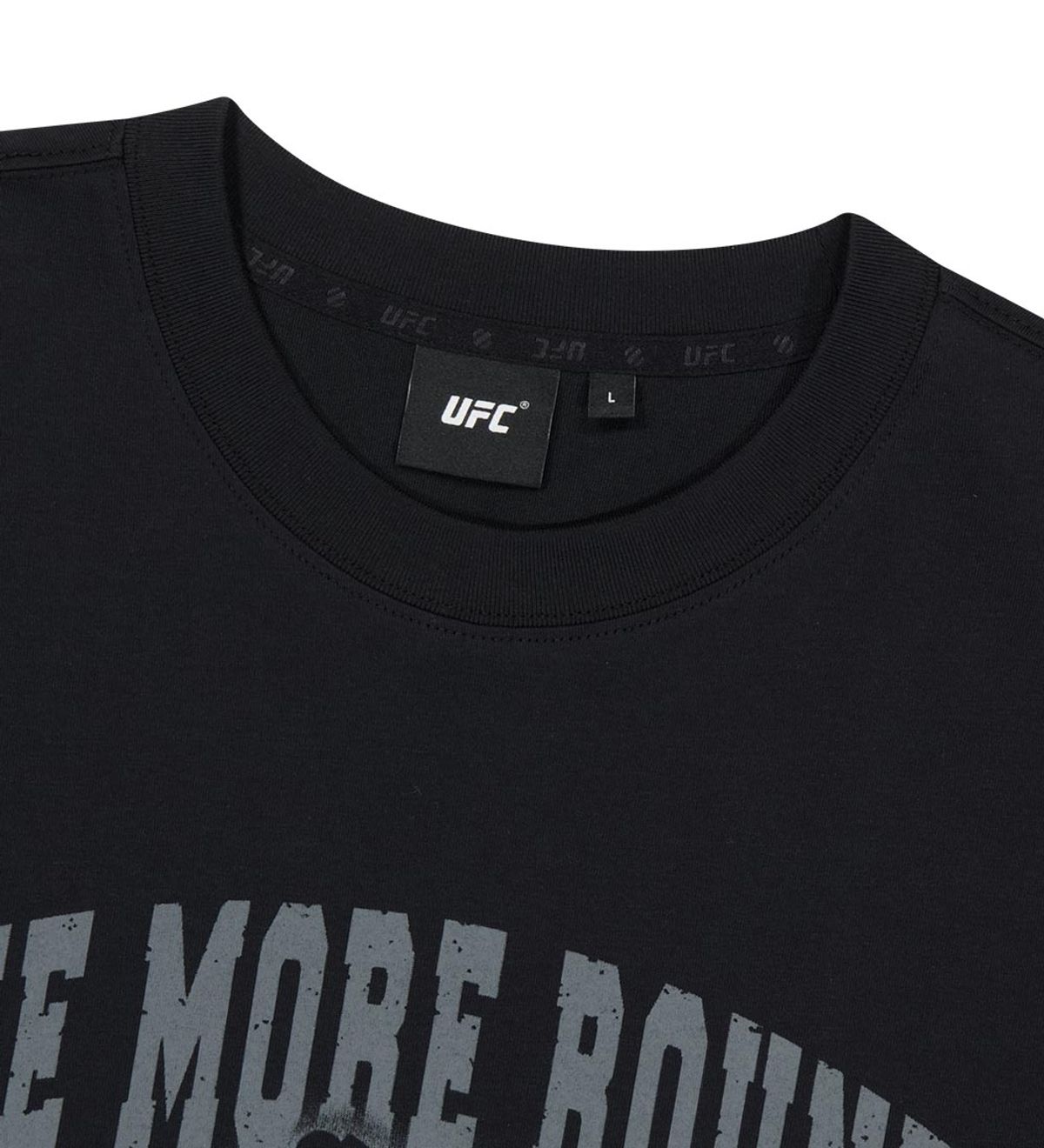 유에프씨 스포츠(UFC SPORT) UFC 매치업 릴렉스핏 반팔 티셔츠 블랙 U2SSV2336BK