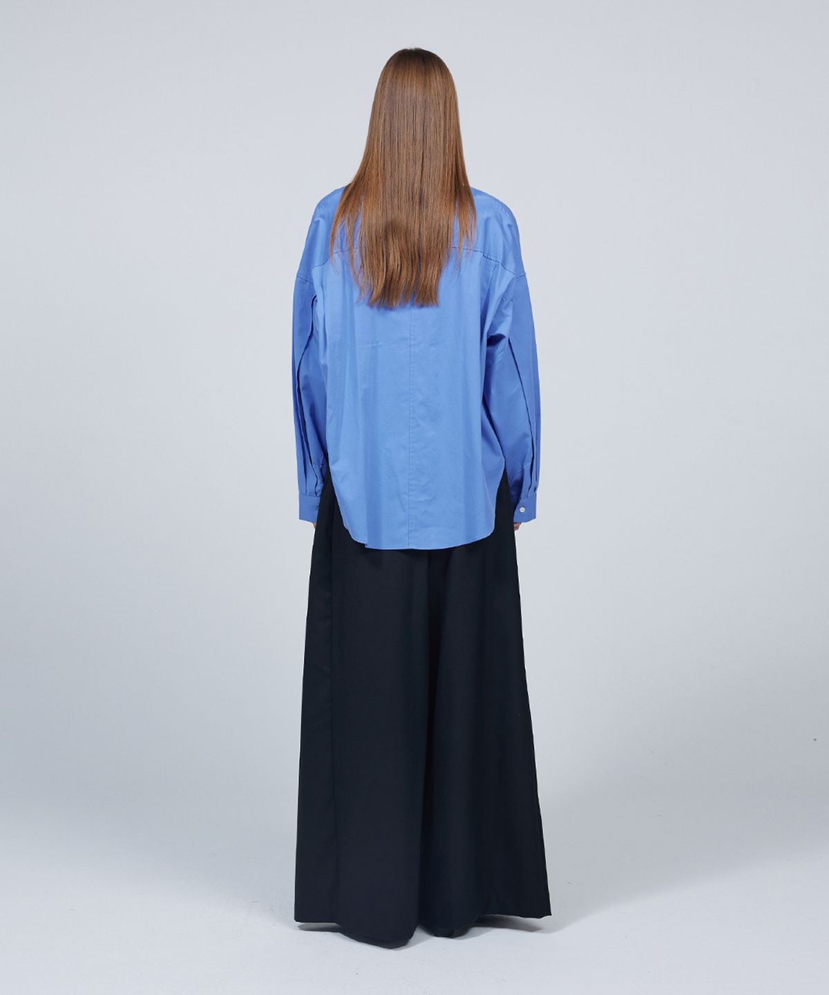 므아므(MMAM) [ESSENTIAL] Pocket basic pin tuck over-fit shirt