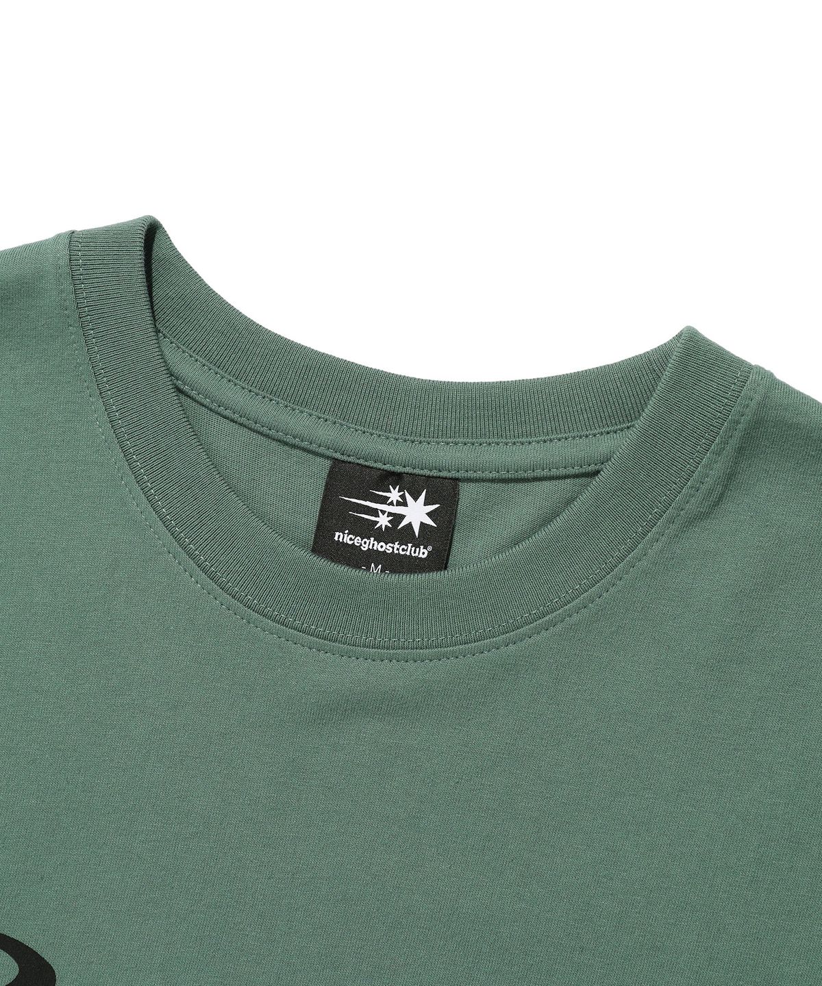 나이스고스트클럽(NICEGHOSTCLUB) DEVIL ANGEL SKELETON TEE_GREEN(NG2EMUT535A)