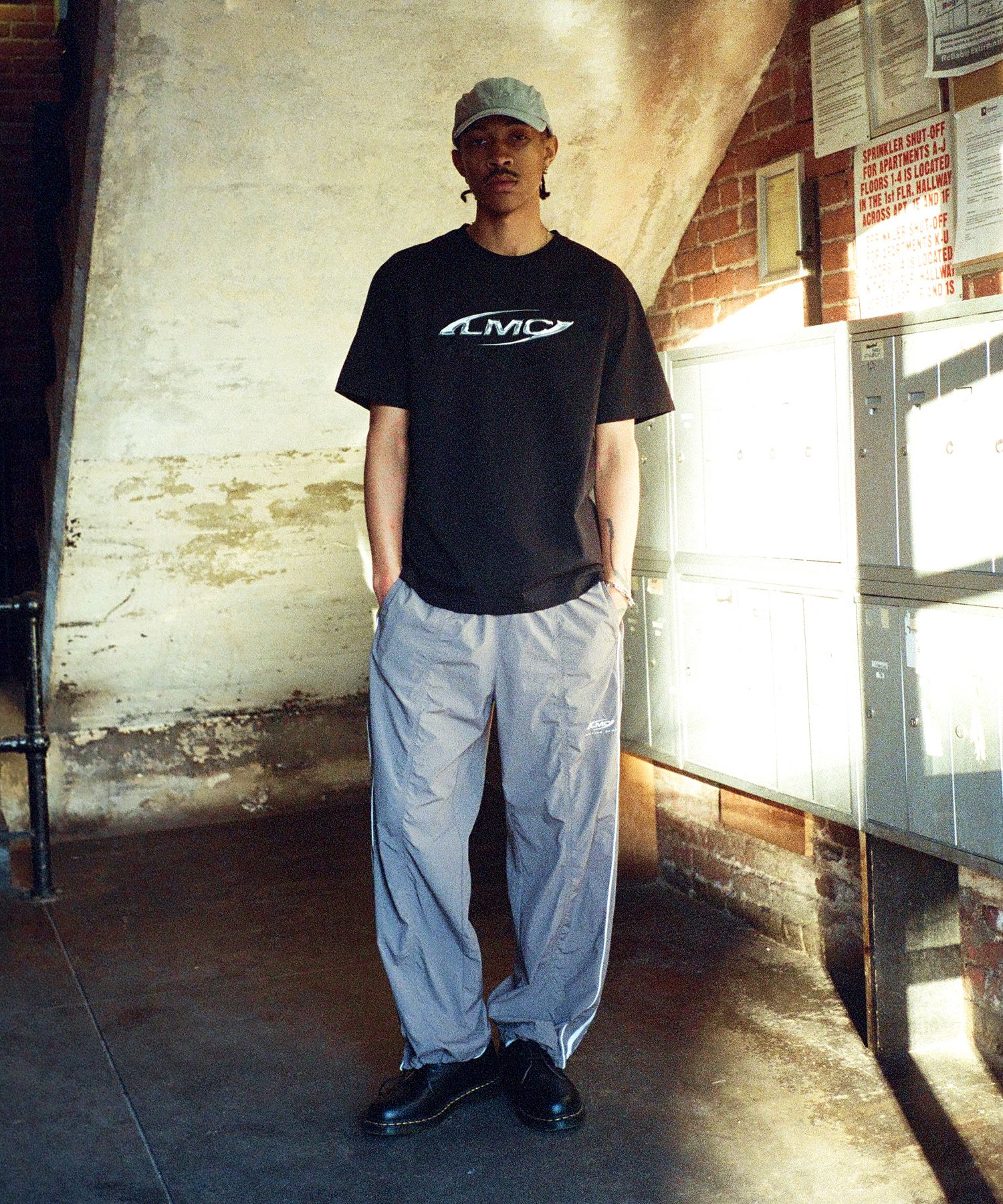 MUSINSA | LMC 3D METALLIC LOGO TEE black
