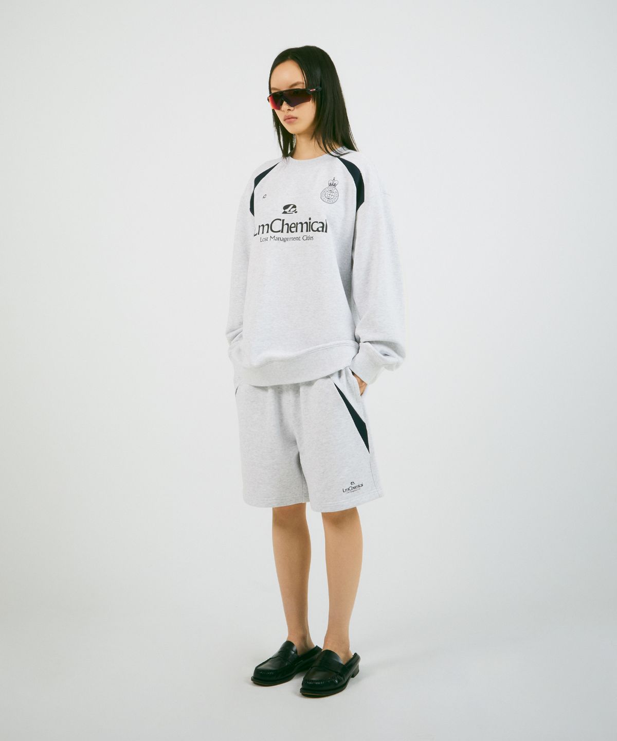 엘엠씨(LMC) CHEMICAL SOCCER SWEAT SHORTS black