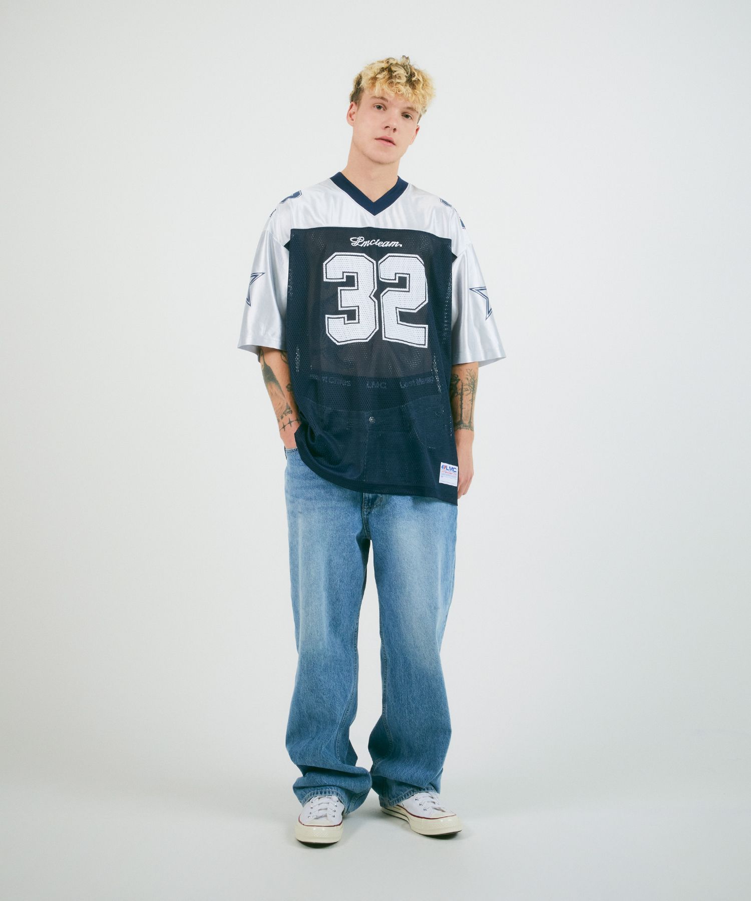 LMC STAR FOOTBALL JERSEY black ユニホームTシャツ