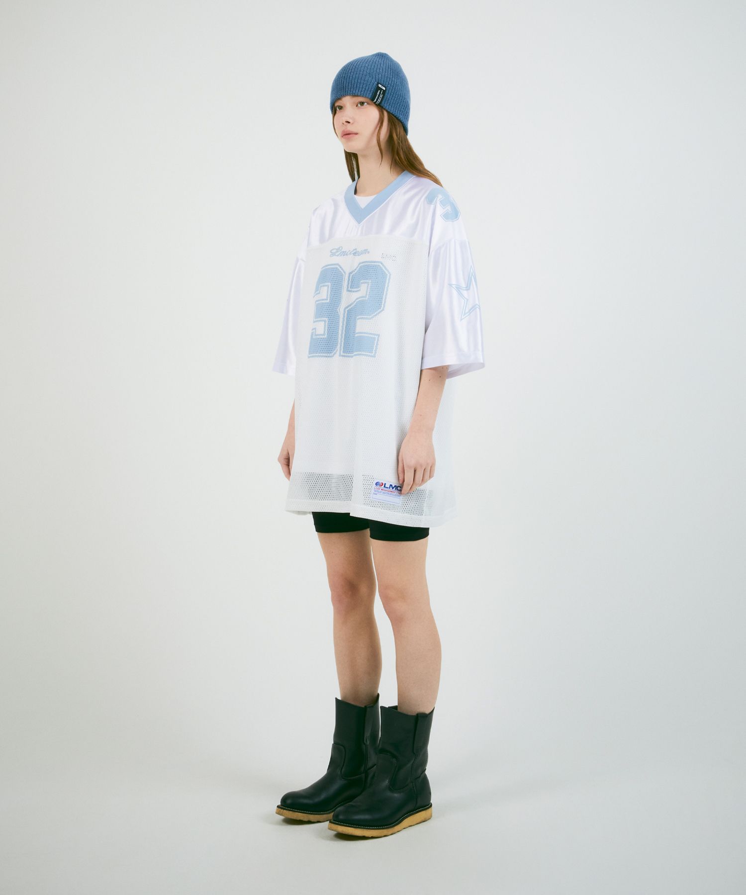Tシャツ・カットソー LMC STAR FOOTBALL JERSEY black 0LM24STS131BLK dbb4145662118caf3db57bf2391ff2