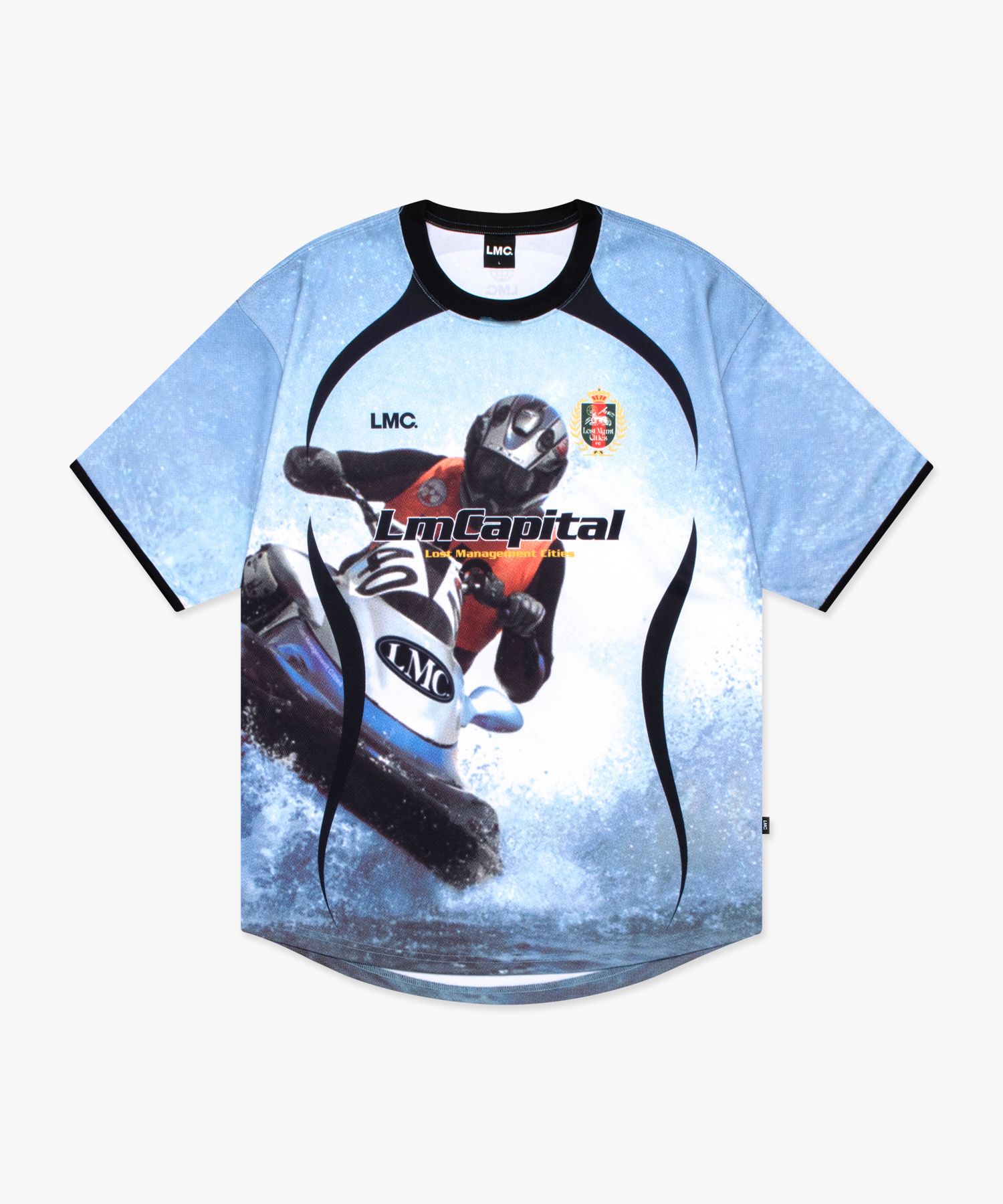 さらに100円引き◆LMC◆CAPITAL SOCCER JERSEY TEE LMC Capital Soccer Jersey Tee - Black | International Store