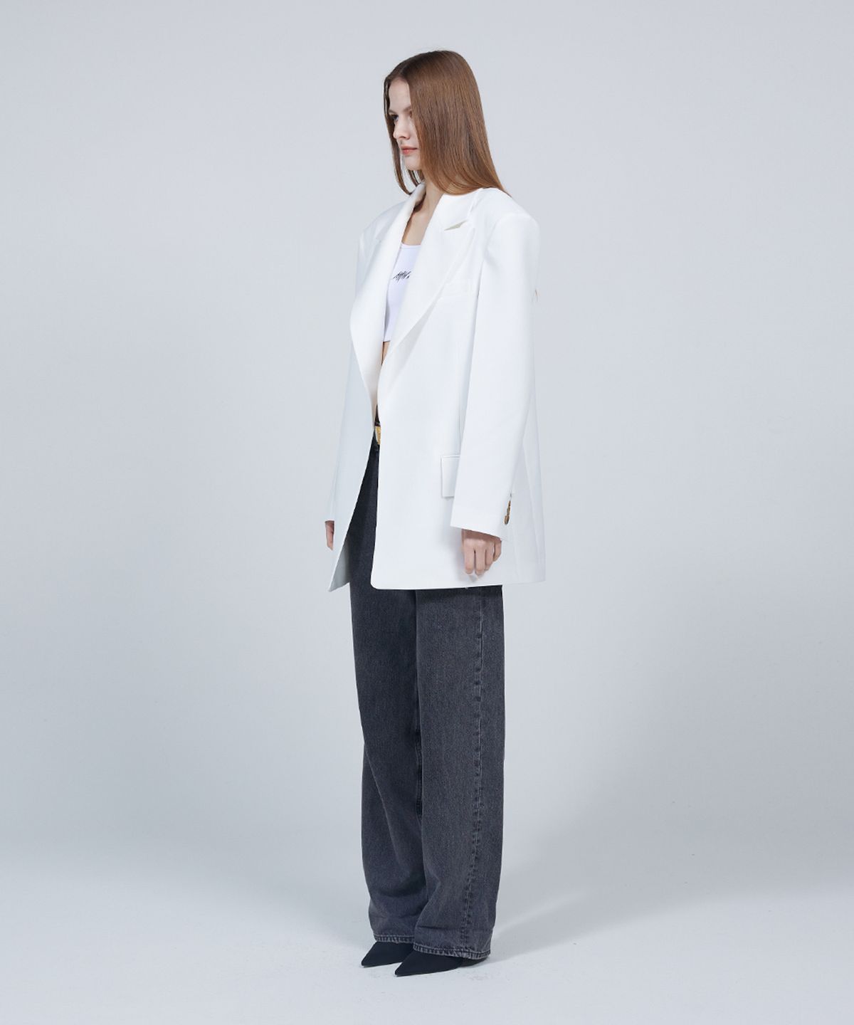 므아므(MMAM) [ESSENTIAL] Signature minimal jacket