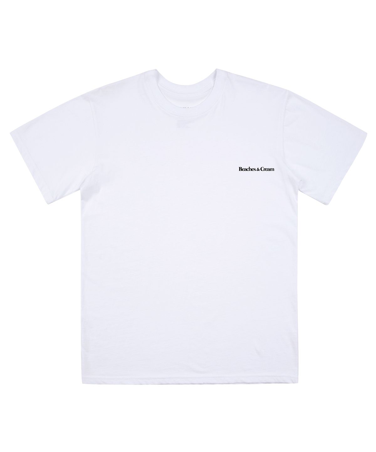 비치스앤크림(BEACHESANDCREAM) LONDON PANCAKE CLUB SHORT SLEEVES-WHITE