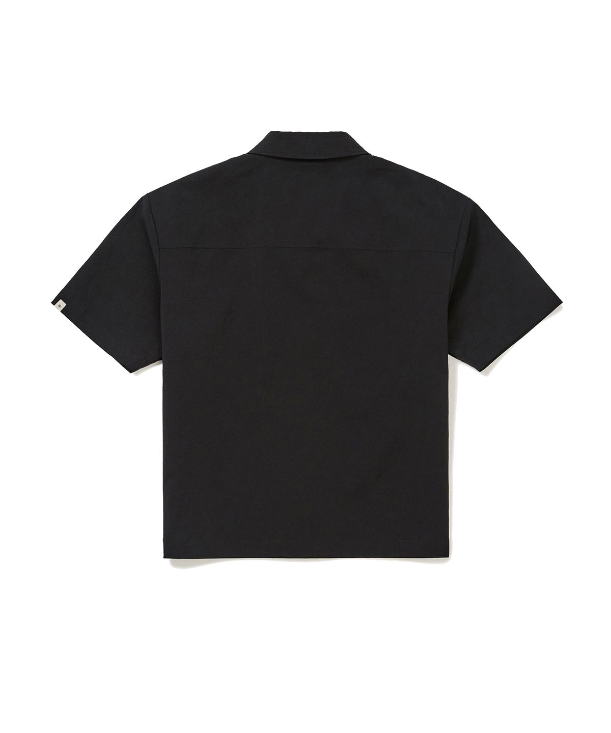 스노우피크 어패럴(SNOWPEAK APPAREL) 루트 여성 세미 크롭 포켓 반팔 셔츠 Black (S24MWRSH61)