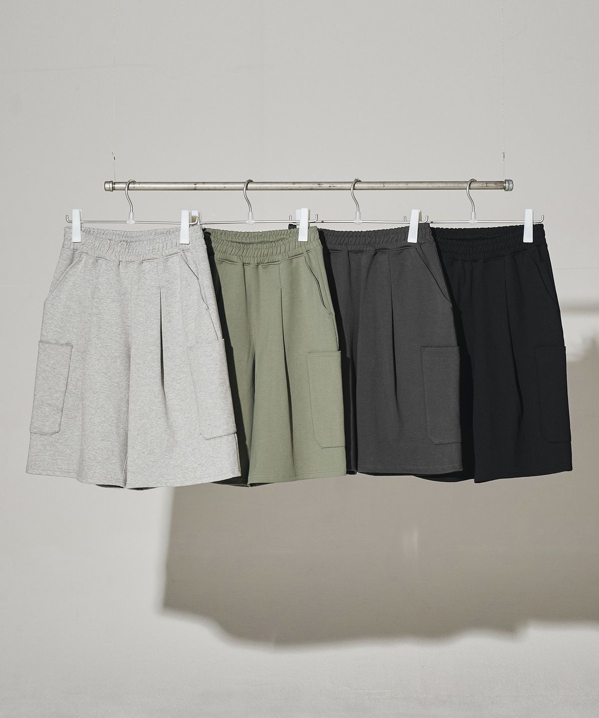 제로(XERO) Cargo Sweat Shorts [4 Colors]