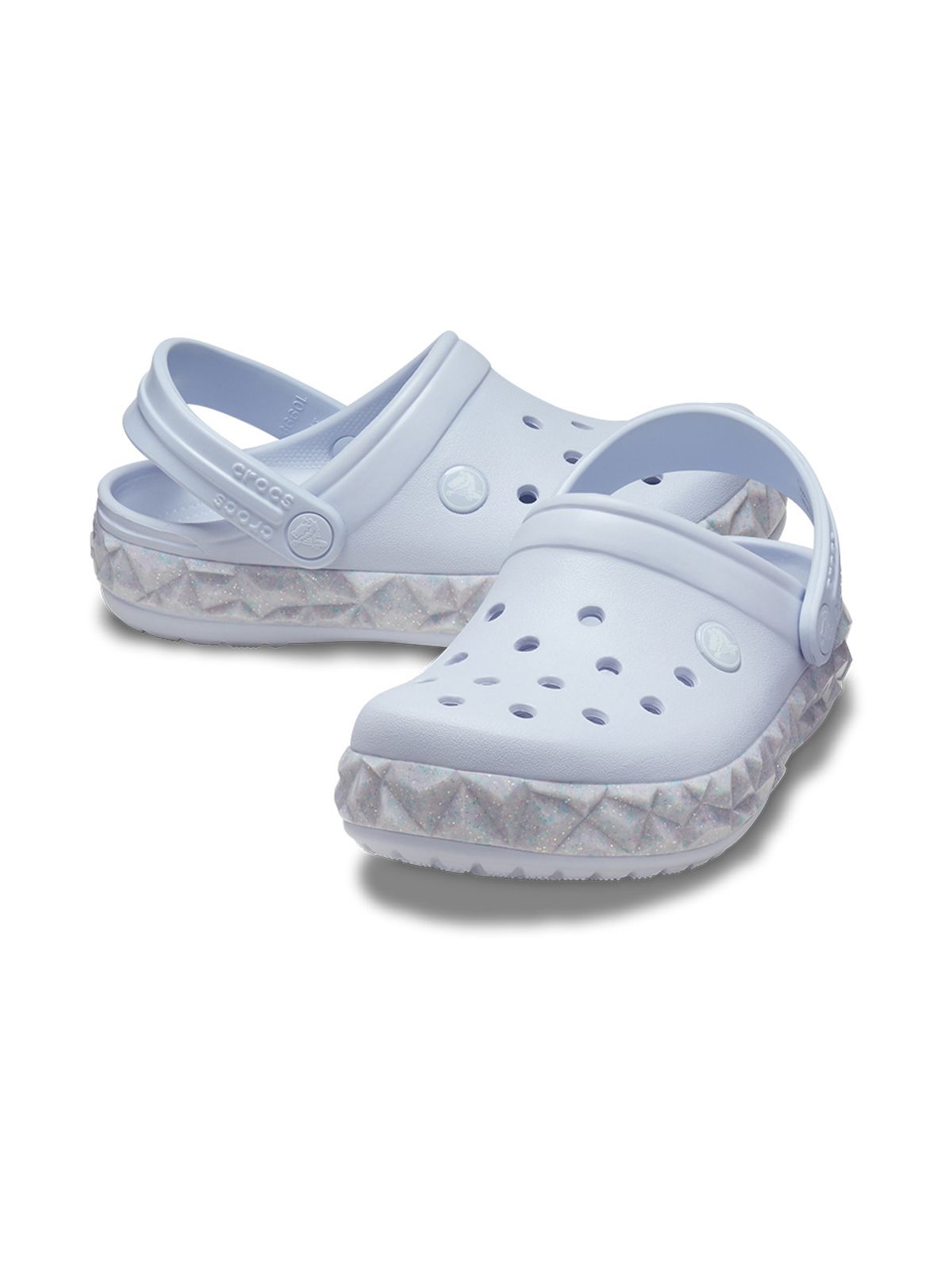 크록스키즈(CROCS KIDS) 유아 크록밴드 지오메트릭 글리터 밴드 클로그 DRS (24SKCL210135)