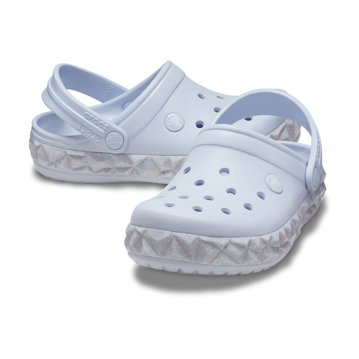 크록스키즈(CROCS KIDS) 유아 크록밴드 지오메트릭 글리터 밴드 클로그 DRS (24SKCL210135)