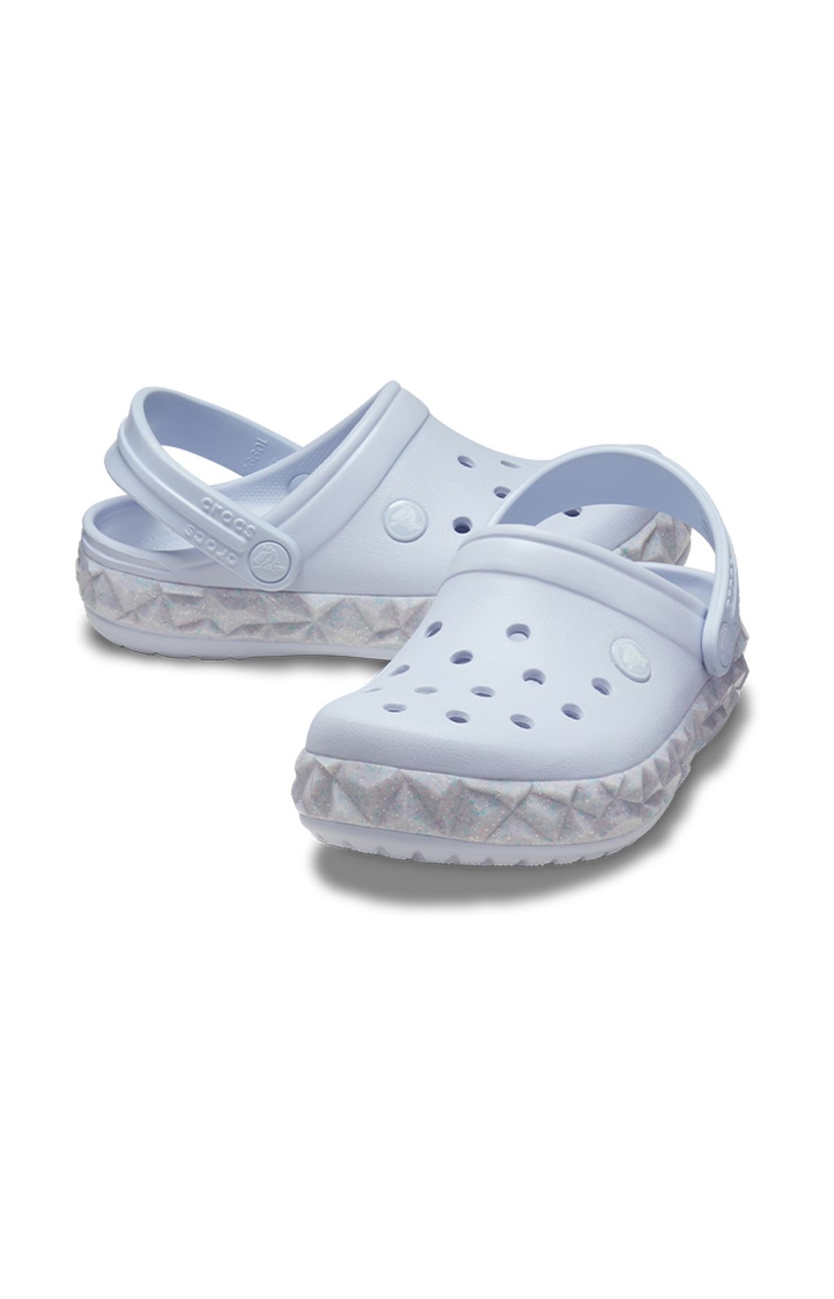 크록스키즈(CROCS KIDS) 유아 크록밴드 지오메트릭 글리터 밴드 클로그 DRS (24SKCL210135)