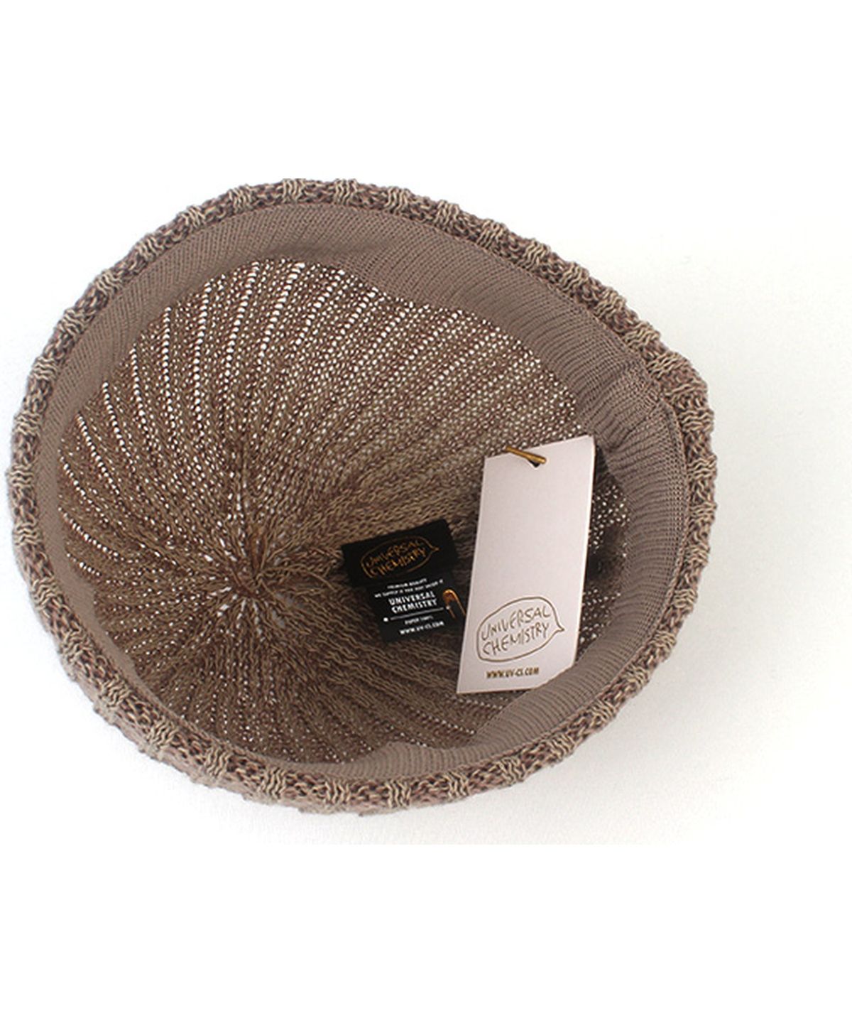 유니버셜 케미스트리(UNIVERSAL CHEMISTRY) Cool Beige Knit Watch Cap 와치캡