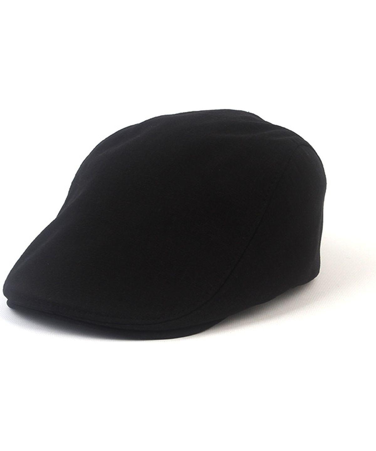 유니버셜 케미스트리(UNIVERSAL CHEMISTRY) Simple Linen Black Huntingcap 베레모